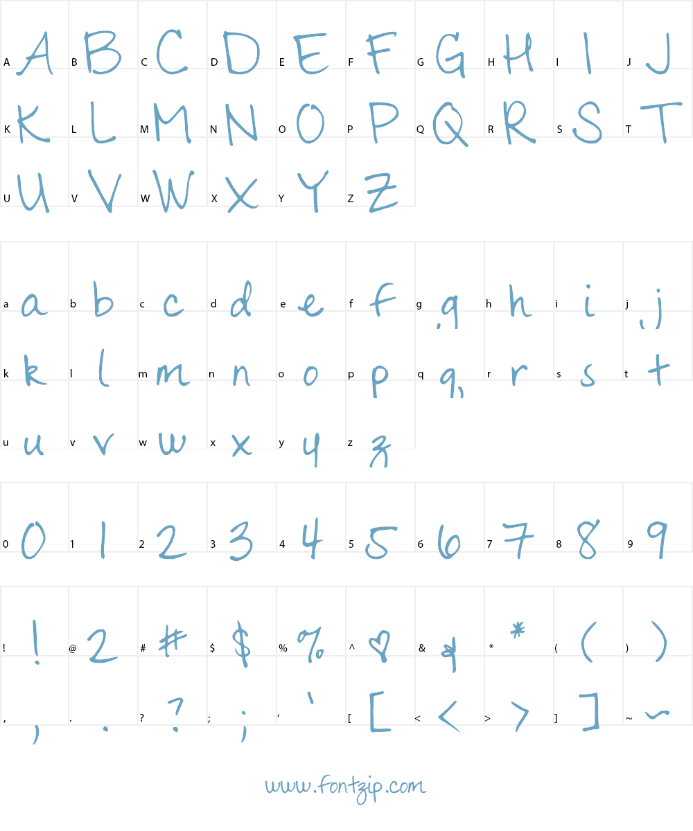 DJB Ms Rachel Font Character
